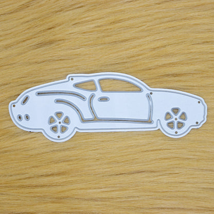 Sports Car Metal Cutting Die for Card Making – Racing Car Silhouette
