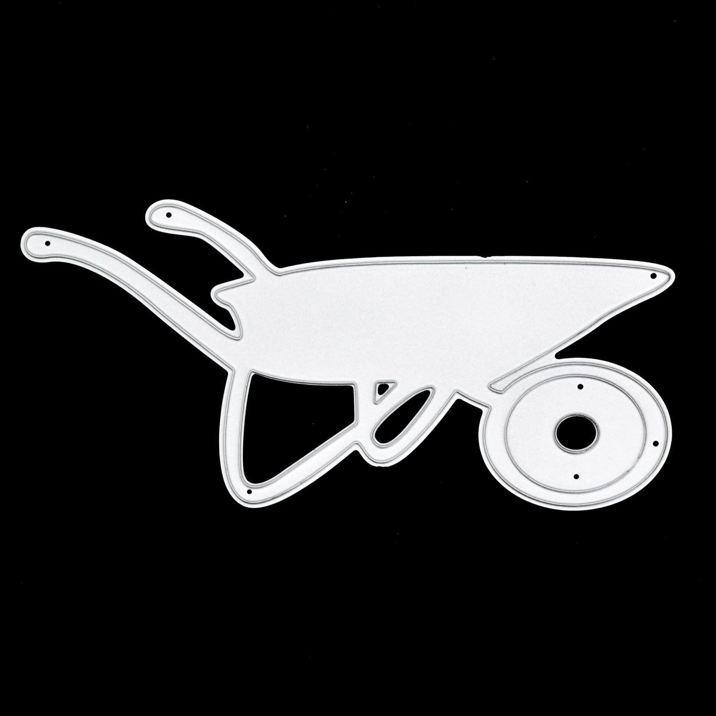 Wheelbarrow Metal Cutting Die – Garden Themed Craft Die