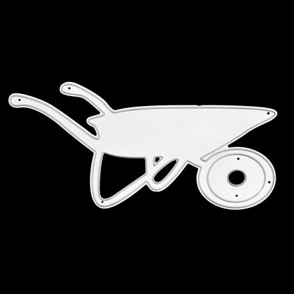 Wheelbarrow Metal Cutting Die – Garden Themed Craft Die