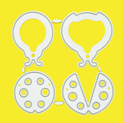 Ladybird Metal Cutting Die Set – Two Ladybugs
