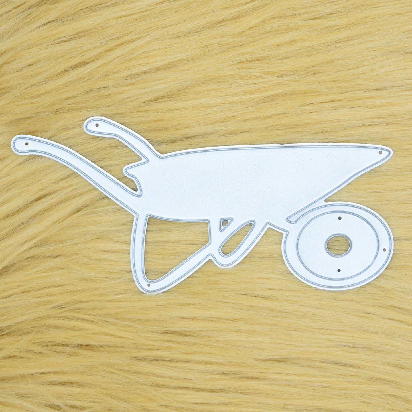 Wheelbarrow Metal Cutting Die – Garden Themed Craft Die