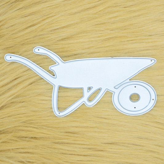Wheelbarrow Metal Cutting Die – Garden Themed Craft Die