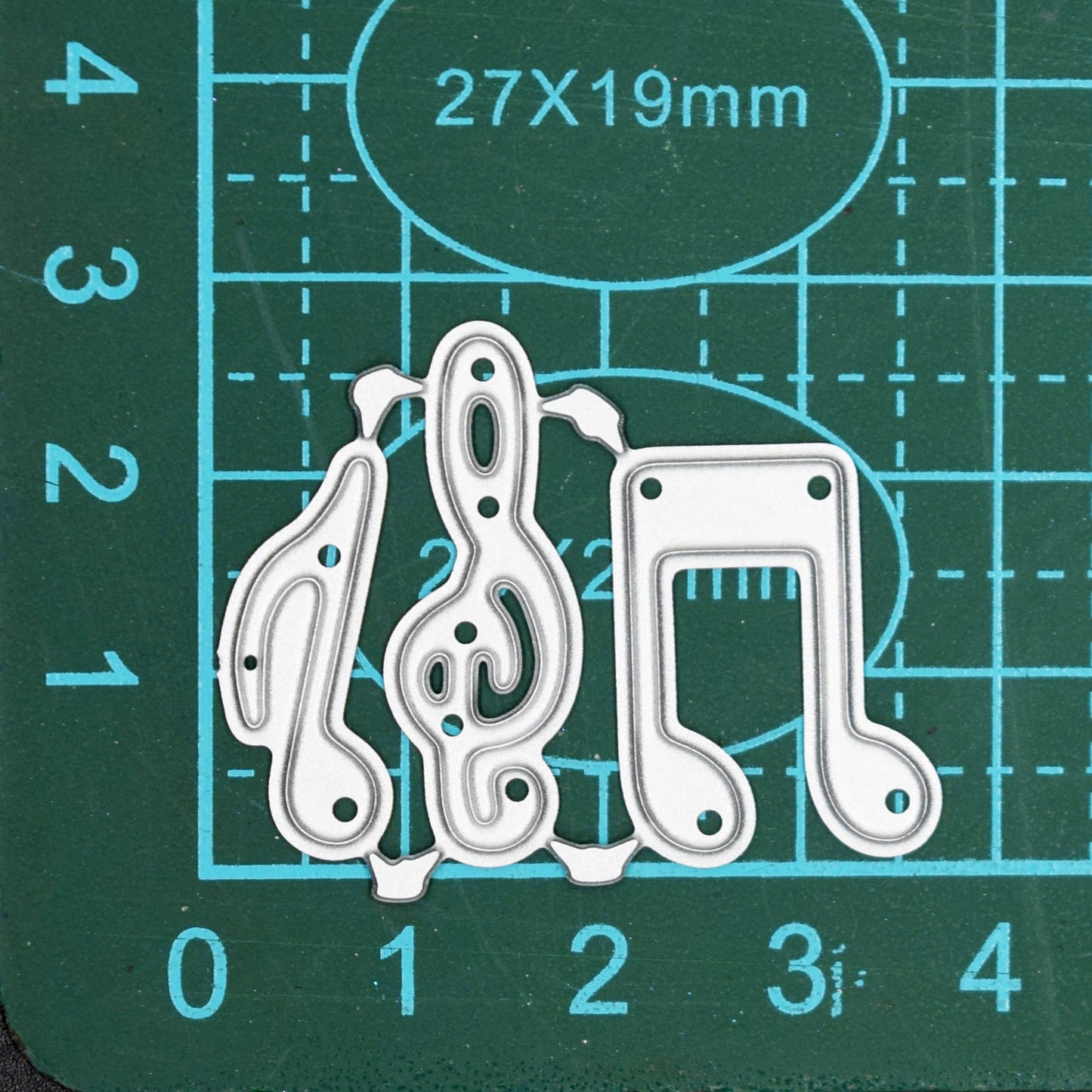 Musical Symbols Metal Cutting Dies Set – Music Notes Card Making Dies (3 Piece)