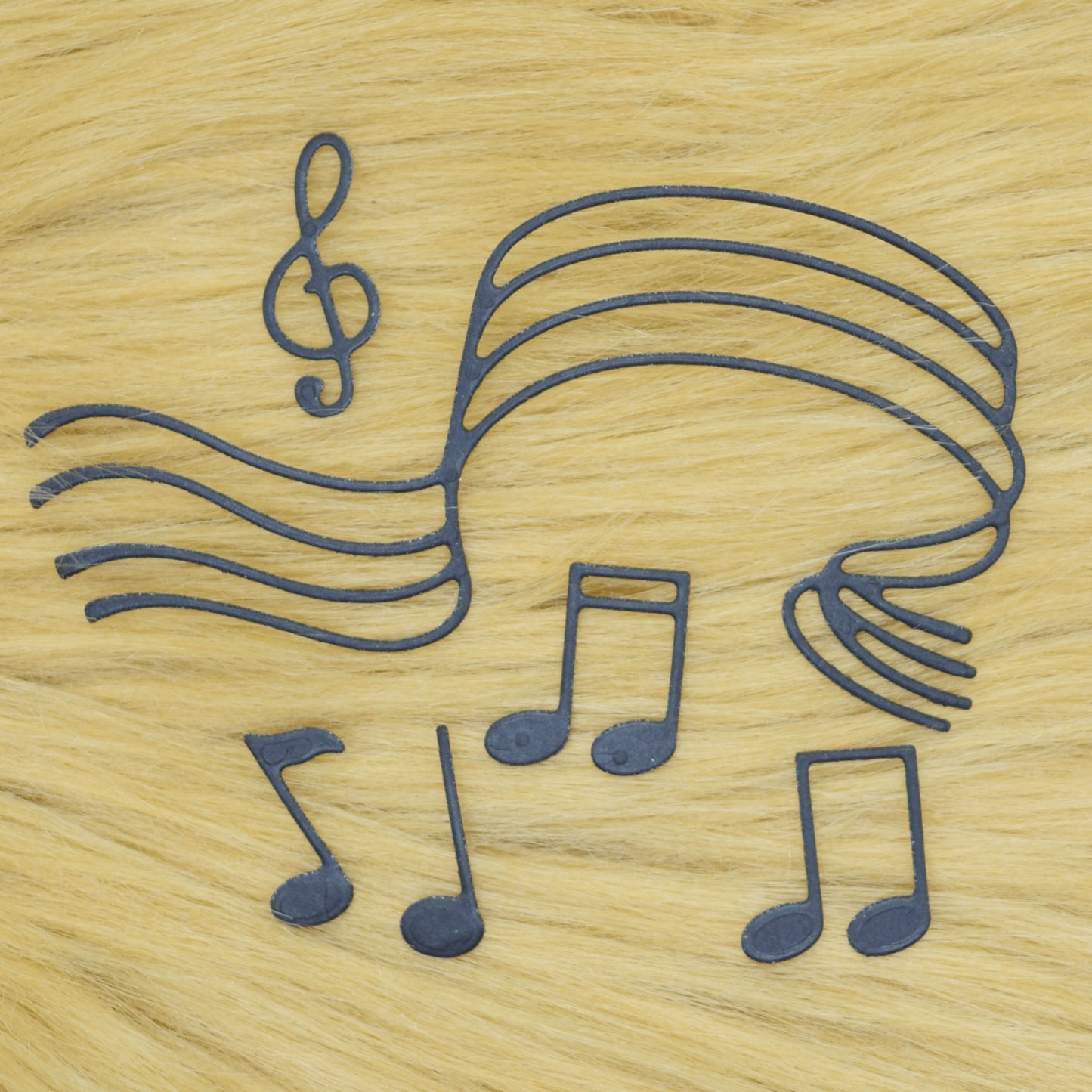 Musical Notes & Flowing Staff Metal Cutting Dies