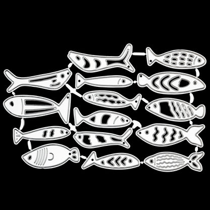 15 Fish Metal Cutting Dies – Under The Sea Set