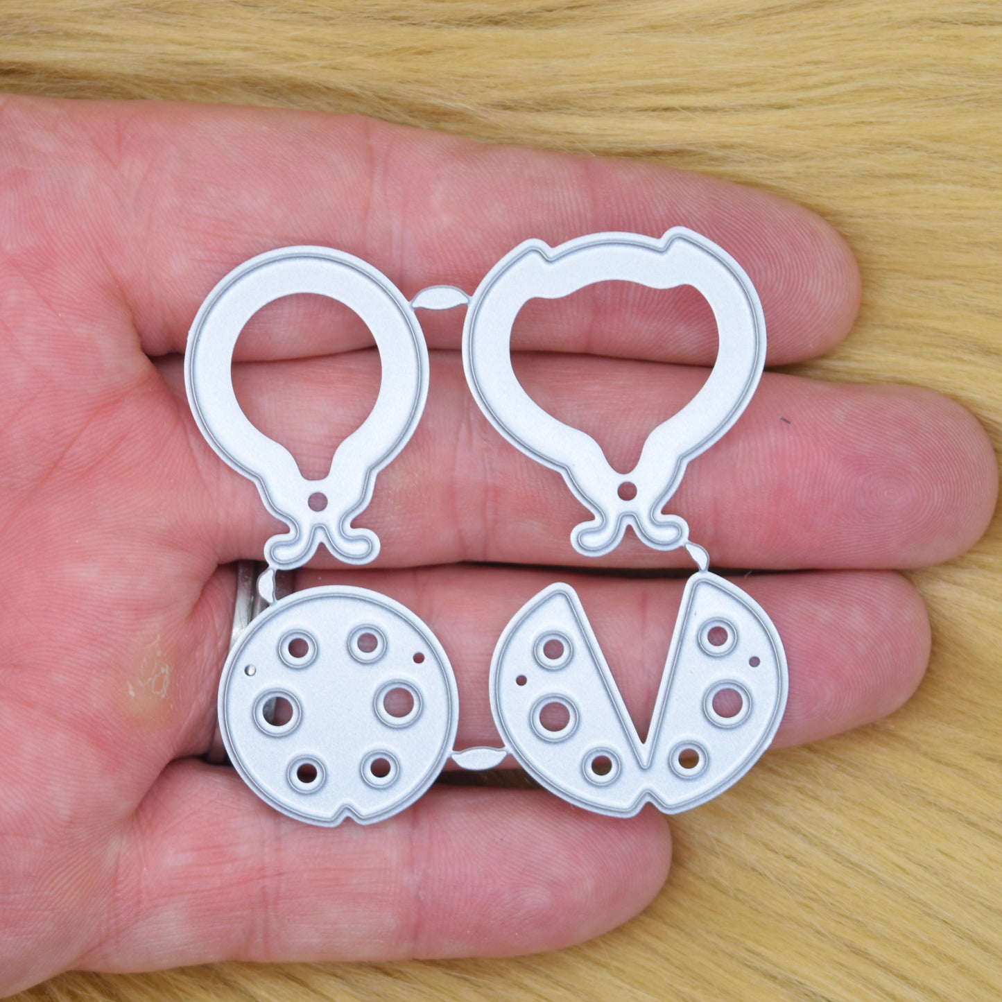 Ladybird Metal Cutting Die Set – Two Ladybugs