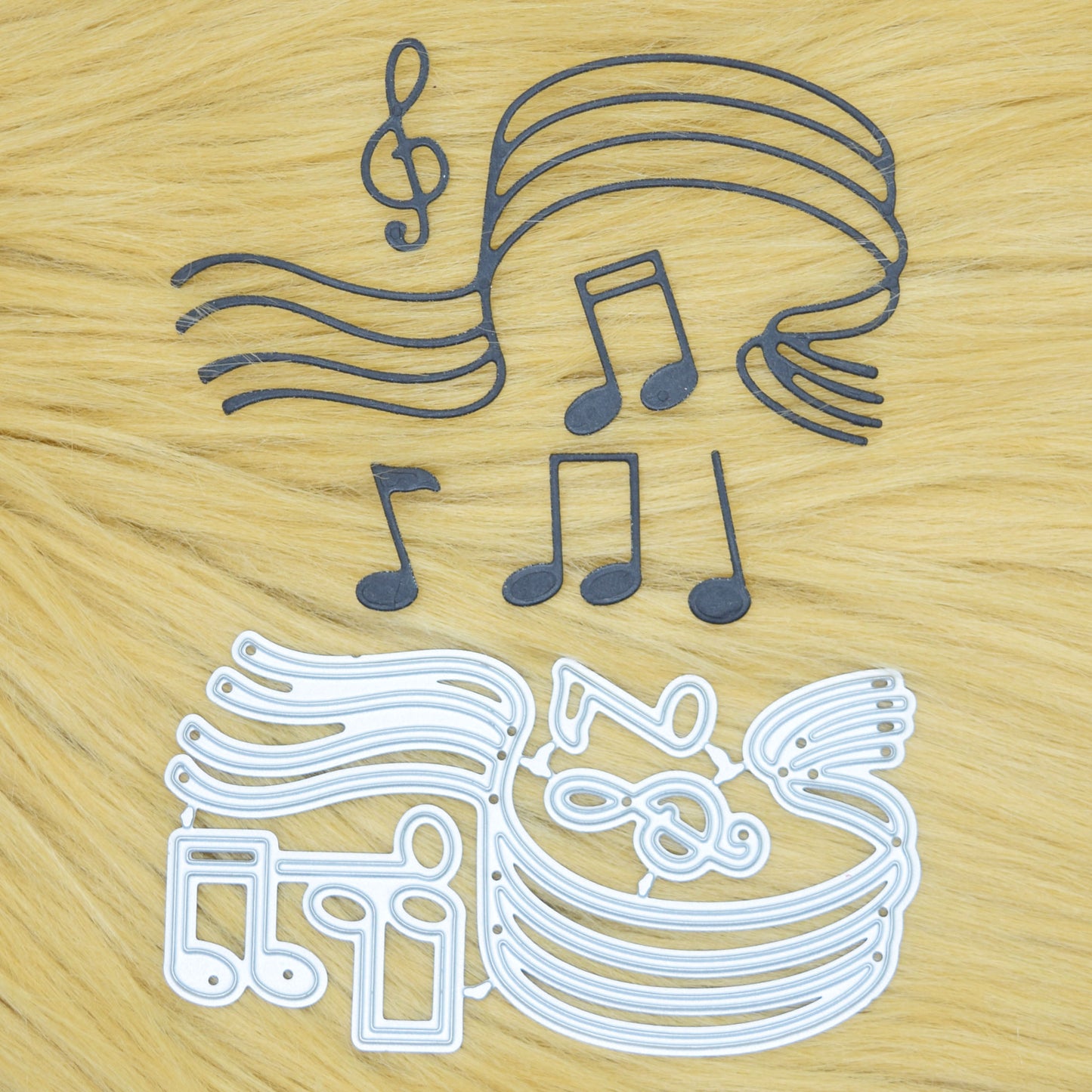 Musical Notes & Flowing Staff Metal Cutting Dies
