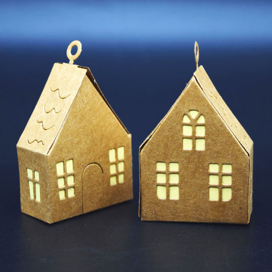 3D House Hanging Ornament Metal Cutting Die – Miniature Decoration