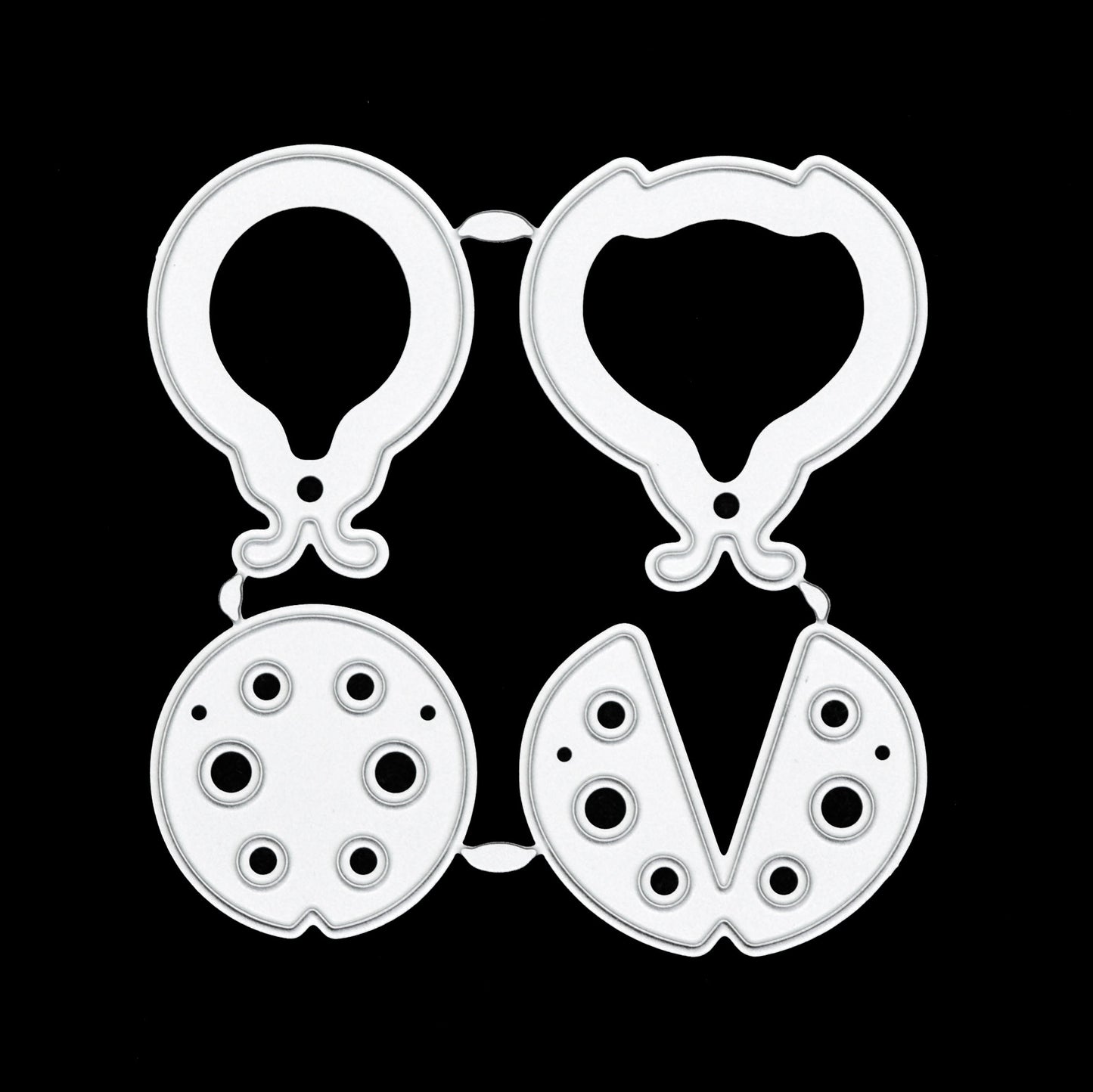 Ladybird Metal Cutting Die Set – Two Ladybugs