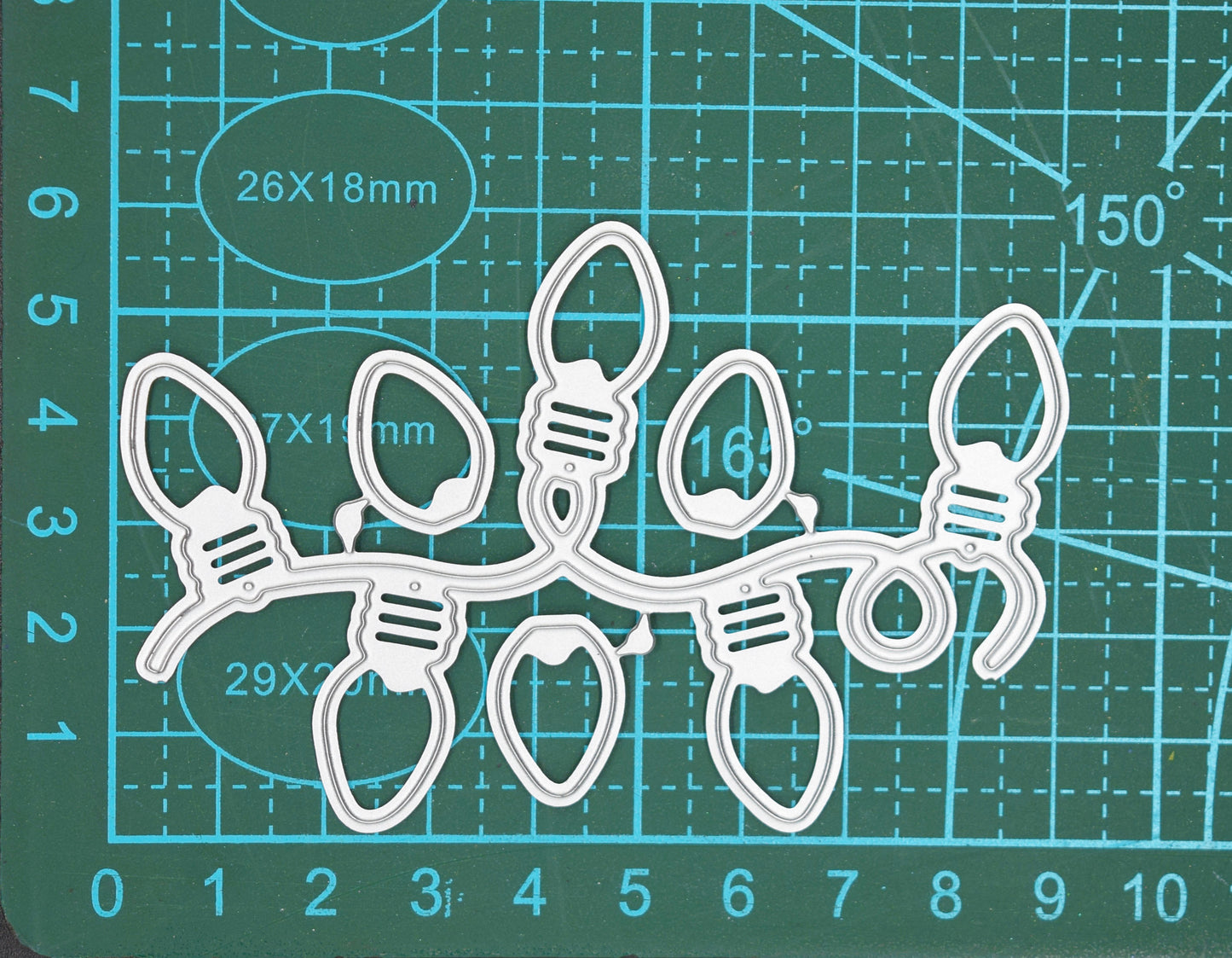 Electric String Light Bulbs Metal Cutting Dies – Festive Garland Set