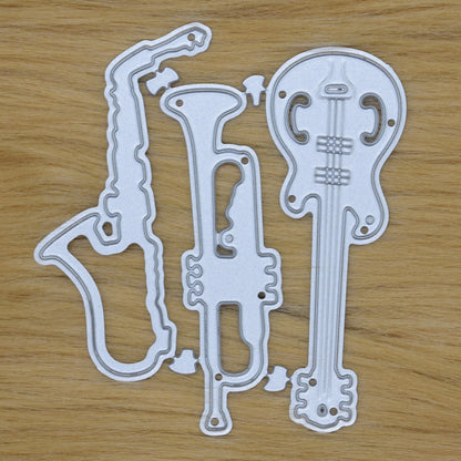 Musical Instruments Metal Cutting Dies – Saxophone, Trumpet & Guitar Set
