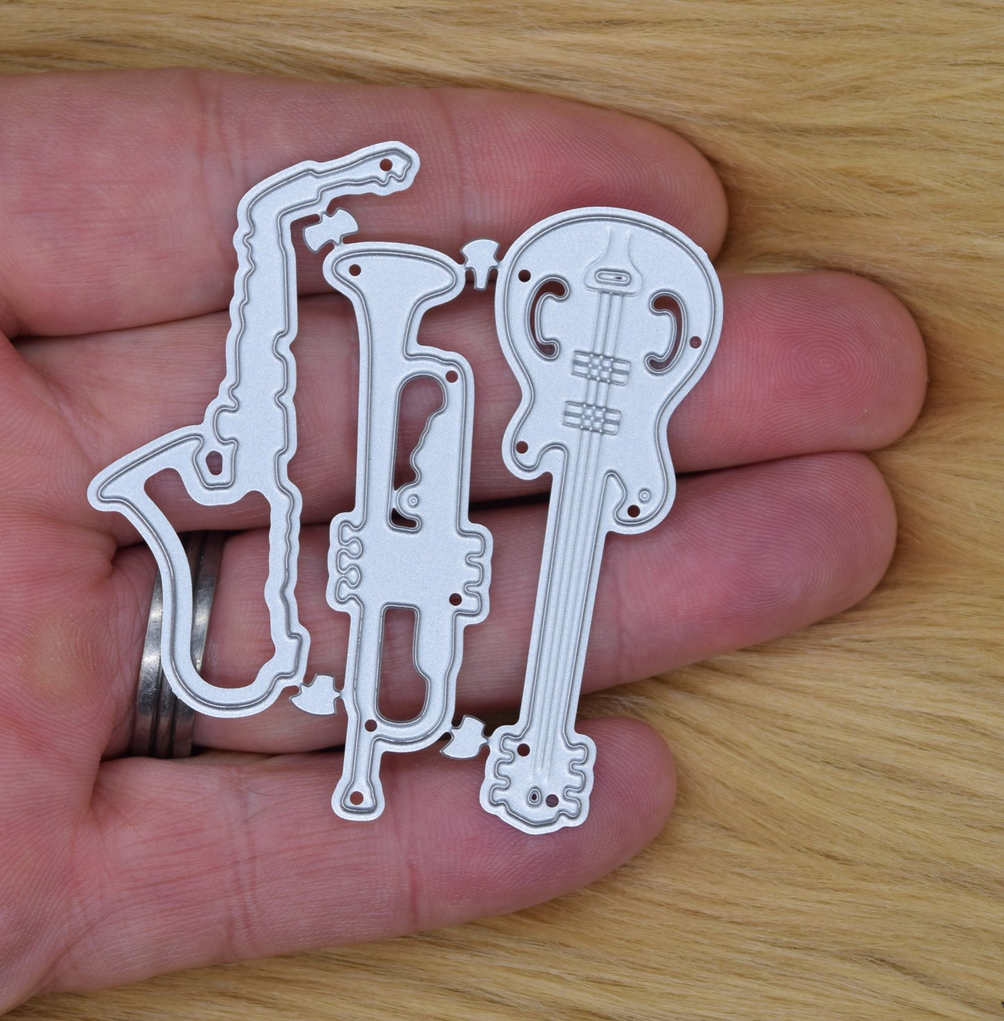 Musical Instruments Metal Cutting Dies – Saxophone, Trumpet & Guitar Set