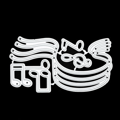 Musical Notes & Flowing Staff Metal Cutting Dies