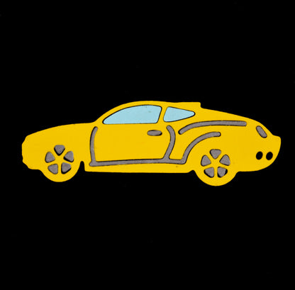 Sports Car Metal Cutting Die for Card Making – Racing Car Silhouette