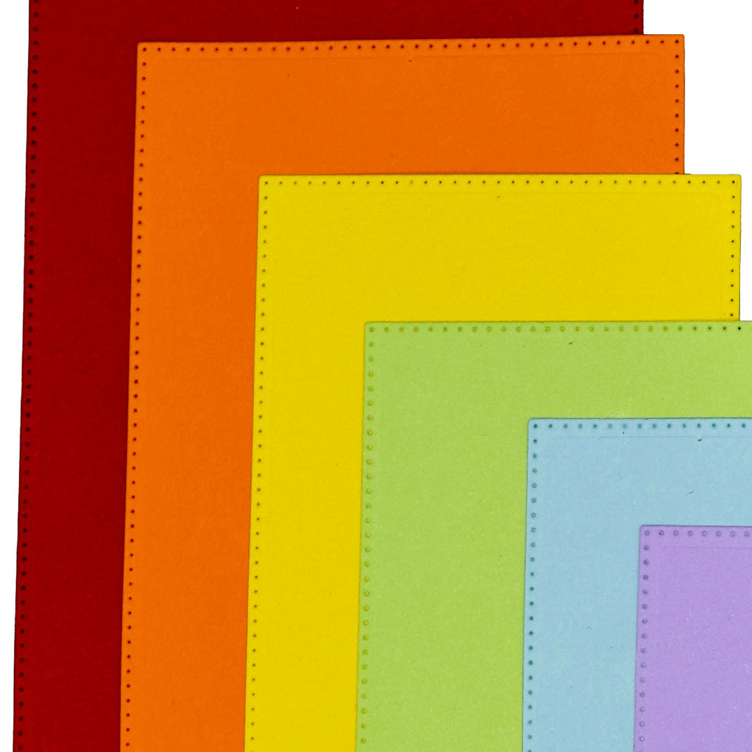 Large Rectangle Dot Edge Slimline Nesting Metal Cutting Dies – Set of 6