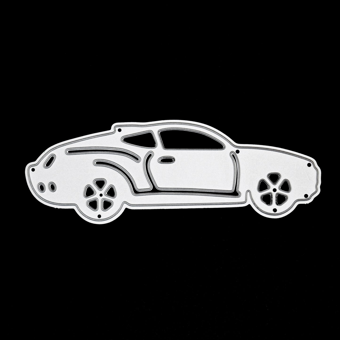 Sports Car Metal Cutting Die for Card Making – Racing Car Silhouette