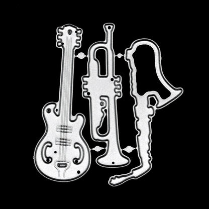 Musical Instruments Metal Cutting Dies – Saxophone, Trumpet & Guitar Set