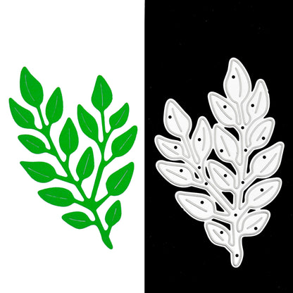 Decorative Embossed Leaf Metal Cutting Die – Botanical Foliage