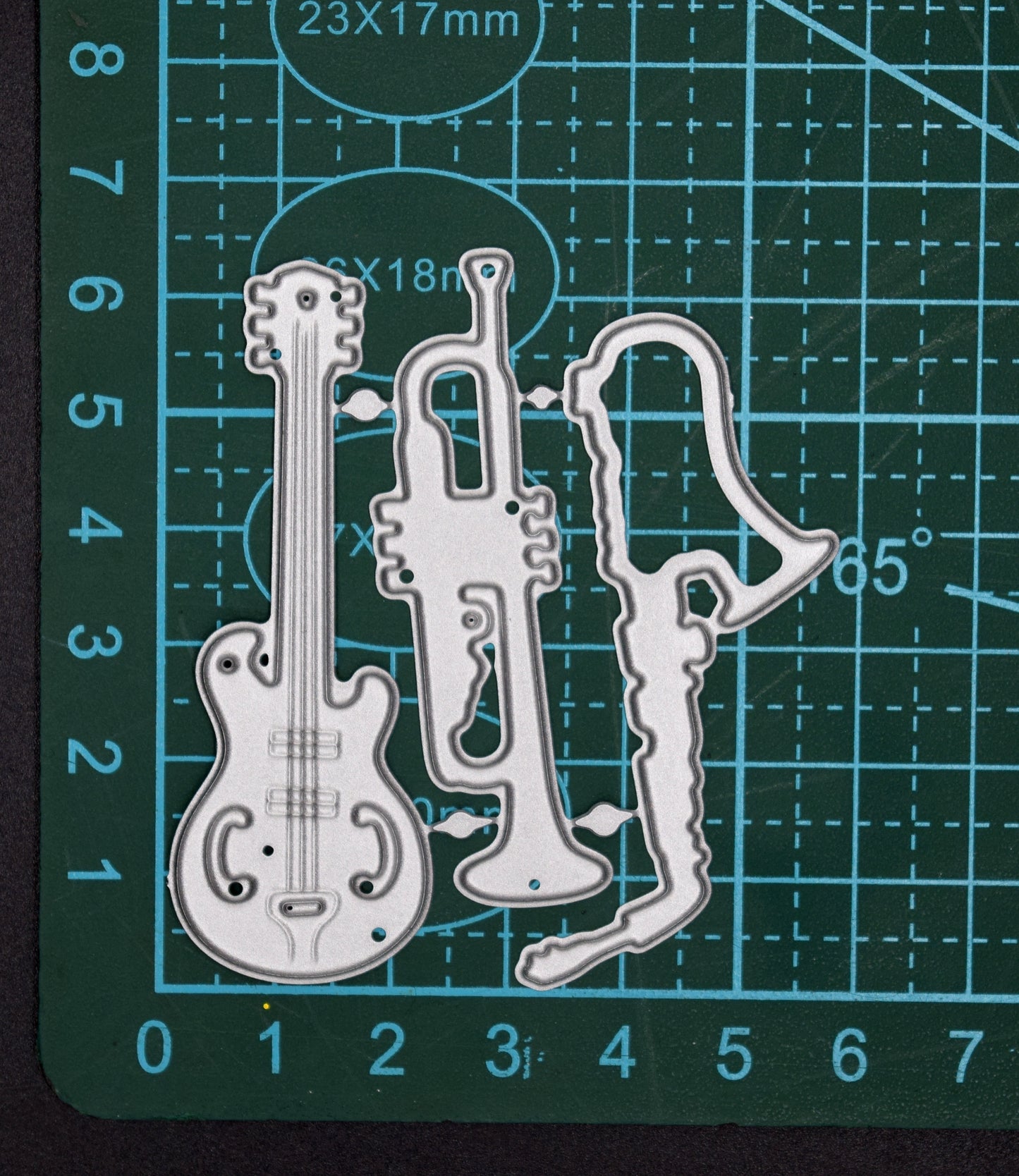 Musical Instruments Metal Cutting Dies – Saxophone, Trumpet & Guitar Set