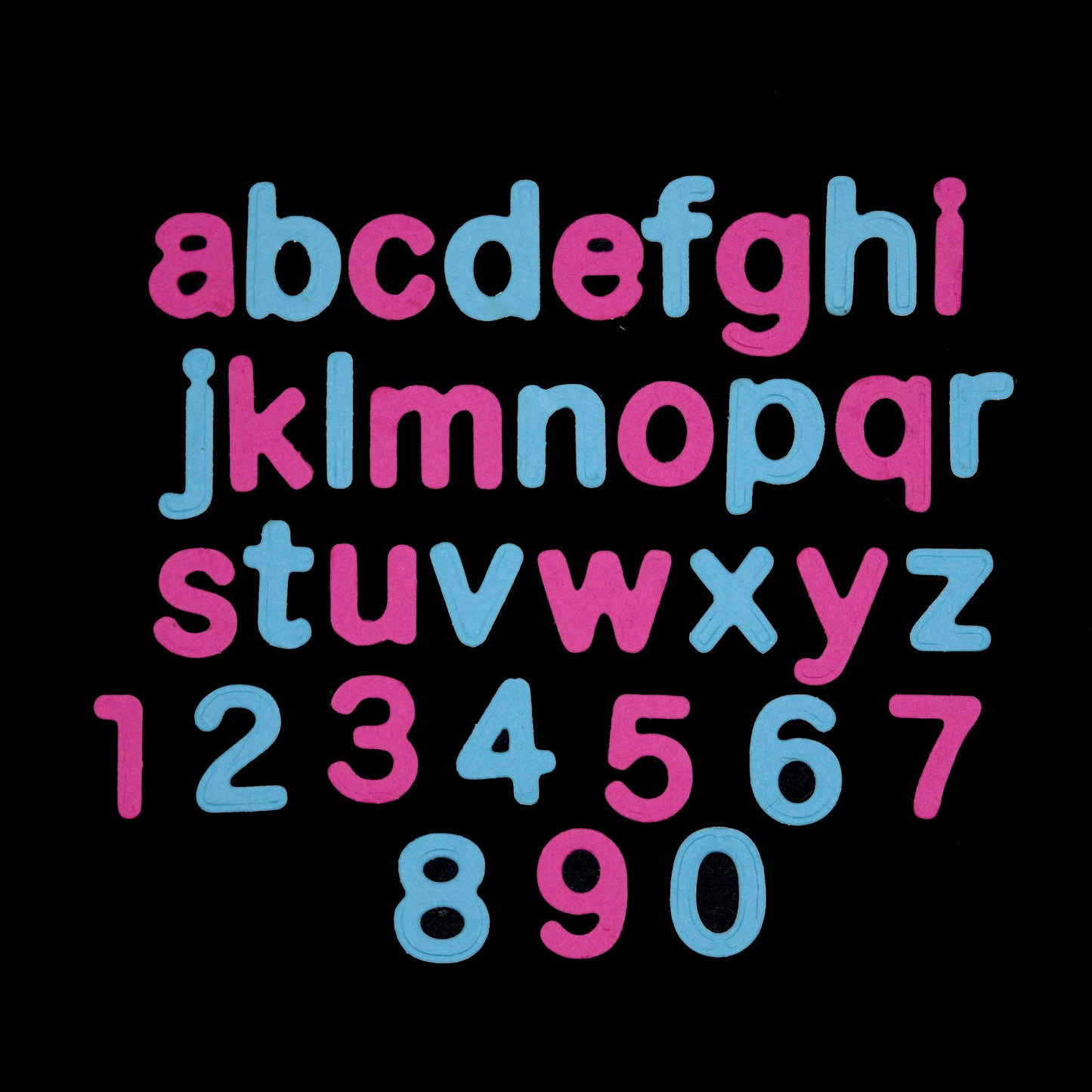 Lowercase Alphabet & Numbers Metal Cutting Dies Set – Card Making Alphabet Dies