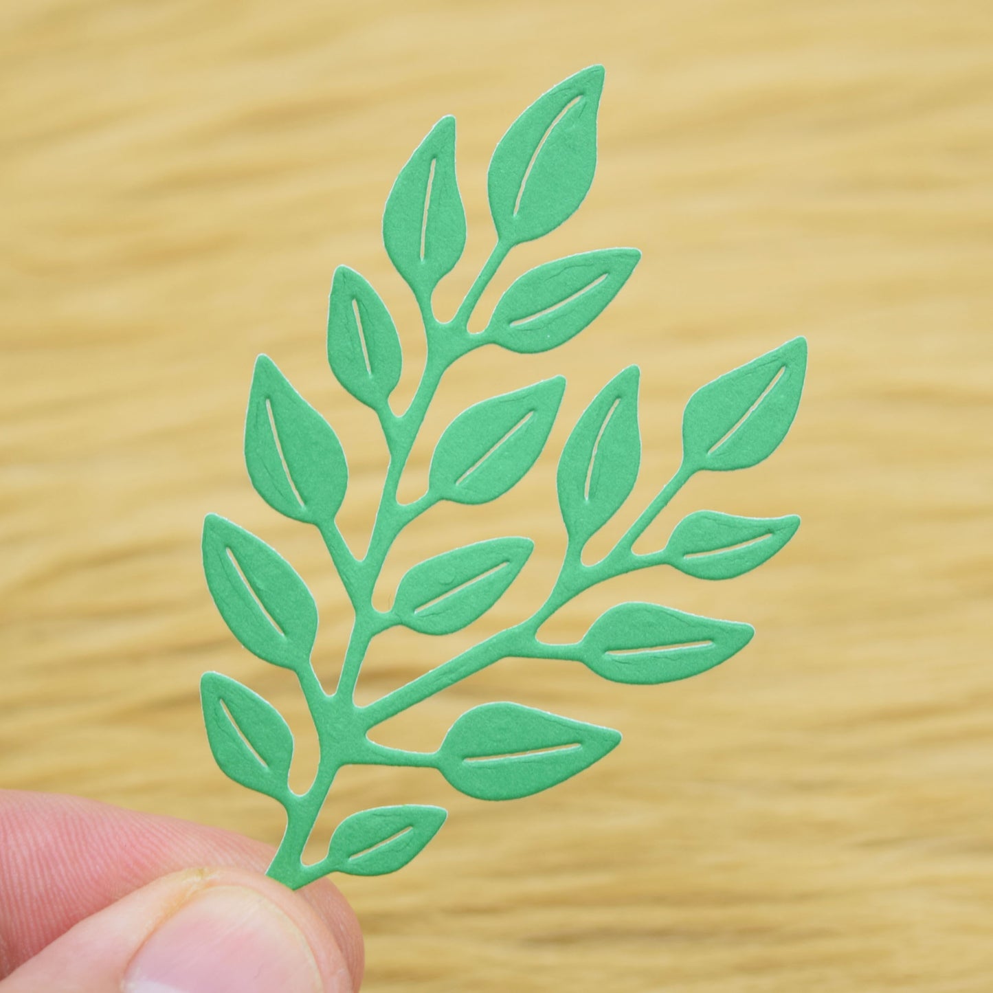 Decorative Embossed Leaf Metal Cutting Die – Botanical Foliage