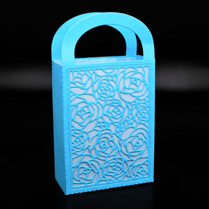 3D Floral Decorative Bag Metal Cutting Die – Lace Gift Favour Bag Template
