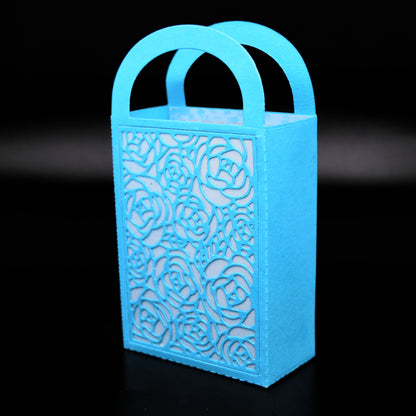 3D Floral Decorative Bag Metal Cutting Die – Lace Gift Favour Bag Template