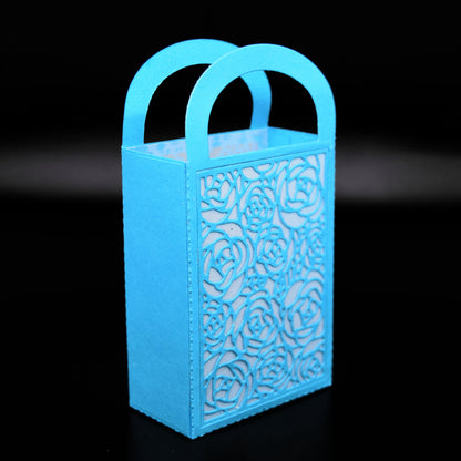3D Floral Decorative Bag Metal Cutting Die – Lace Gift Favour Bag Template