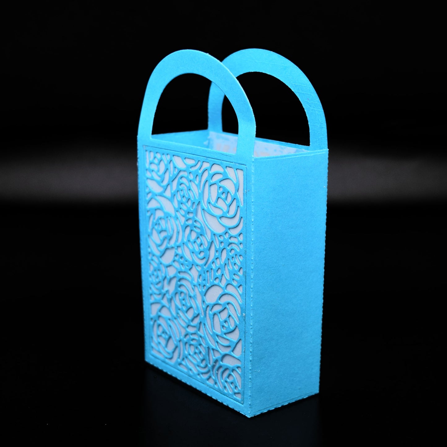 3D Floral Decorative Bag Metal Cutting Die – Lace Gift Favour Bag Template