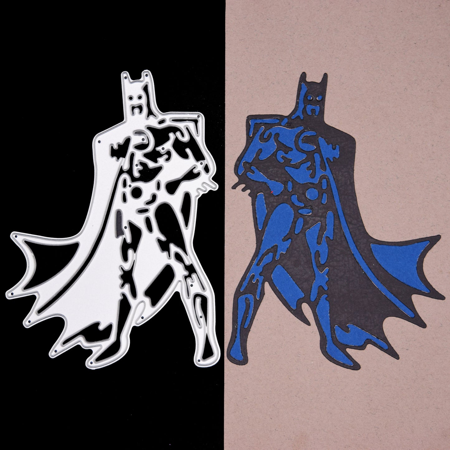 Large Bat Superhero Style Metal Cutting Die – Bold Silhouette
