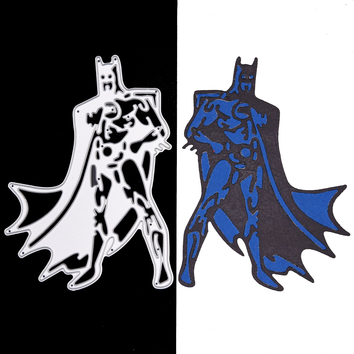 Large Bat Superhero Style Metal Cutting Die – Bold Silhouette