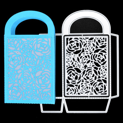 3D Floral Decorative Bag Metal Cutting Die – Lace Gift Favour Bag Template