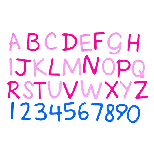 Uppercase Alphabet & Numbers Metal Cutting Die Plate – A–Z & 0–9 1.5cm