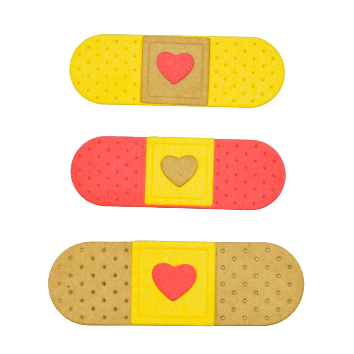 Plaster Bandage Metal Cutting Dies – Get Well Soon Card Embellishments
