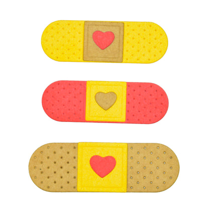 Plaster Bandage Metal Cutting Dies – Get Well Soon Card Embellishments