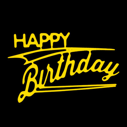 1950s Style “Happy Birthday” Metal Cutting Die – Retro Cardmaking