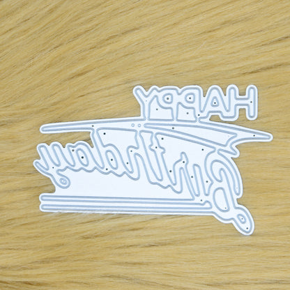 1950s Style “Happy Birthday” Metal Cutting Die – Retro Cardmaking