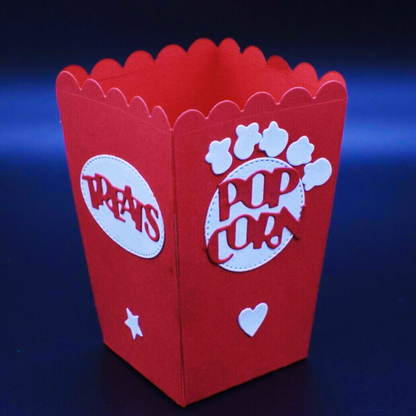 3D Popcorn Treat Box Metal Cutting Die – Party Favour Box