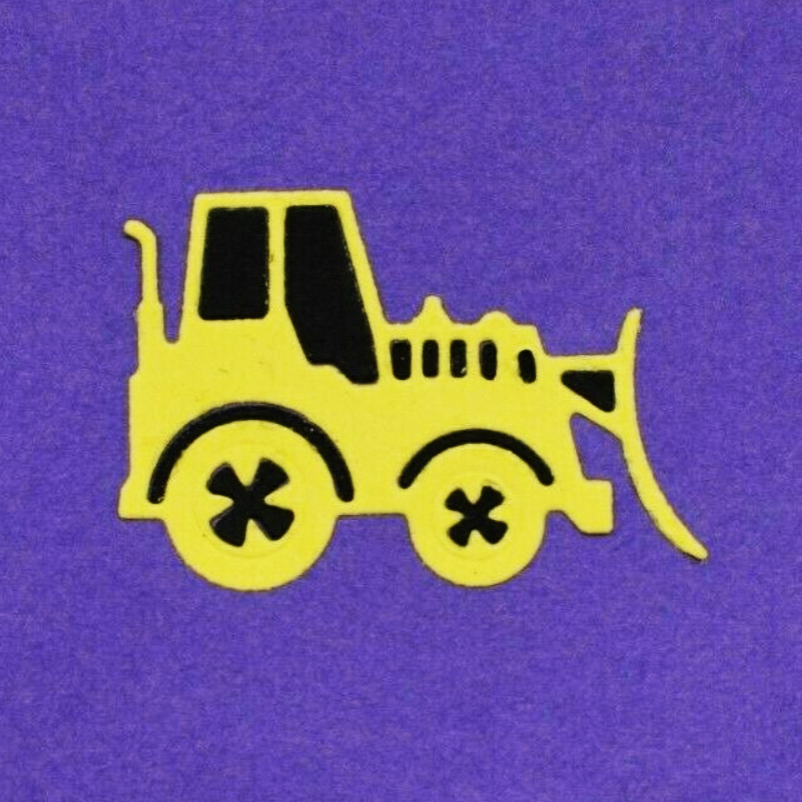 Bulldozer Digger Metal Cutting Die – Construction Vehicle Craft Die