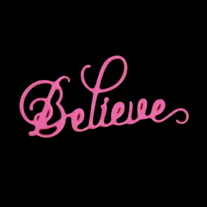 Believe Script Metal Cutting Die – Elegant Word Craft Die