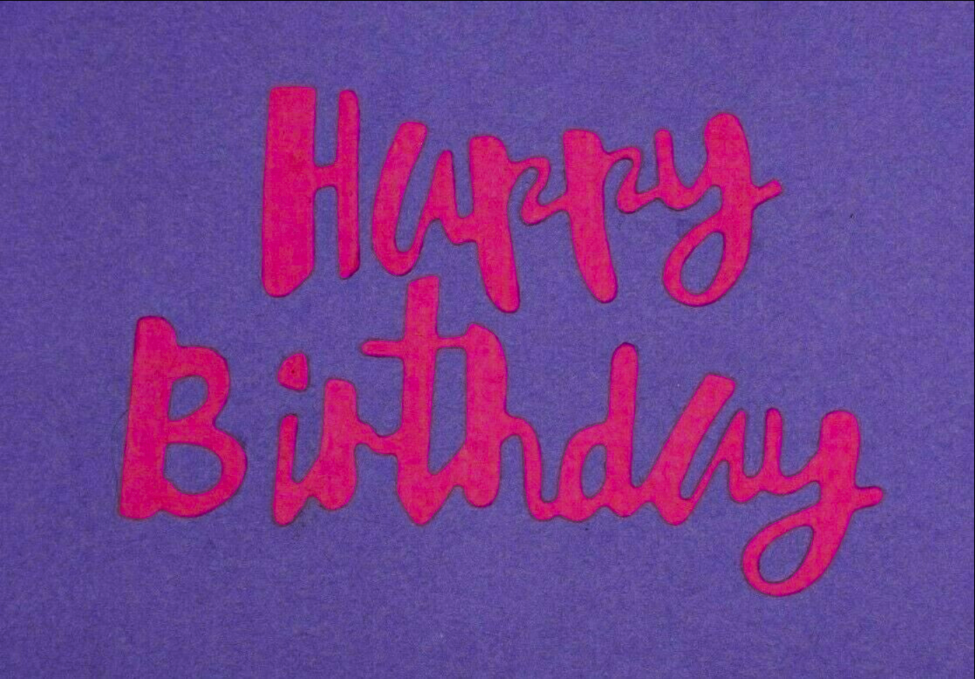 Happy Birthday Script Metal Cutting Dies – 2 Piece Sentiment Set