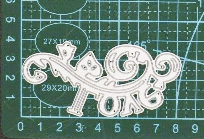 Decorative Love Metal Cutting Die – Ornate Script Sentiment