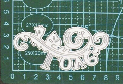 Decorative Love Metal Cutting Die – Ornate Script Sentiment