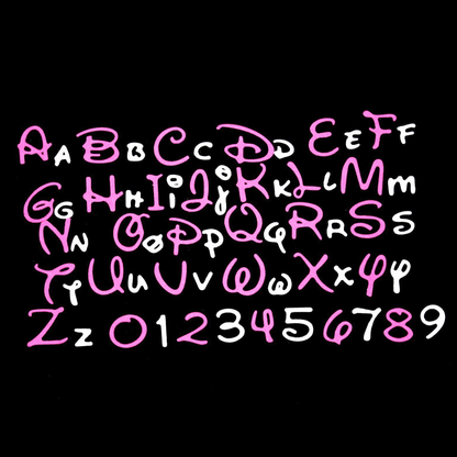 Whimsical Alphabet & Numbers Metal Cutting Die – Uppercase Lowercase & 0–9 Set