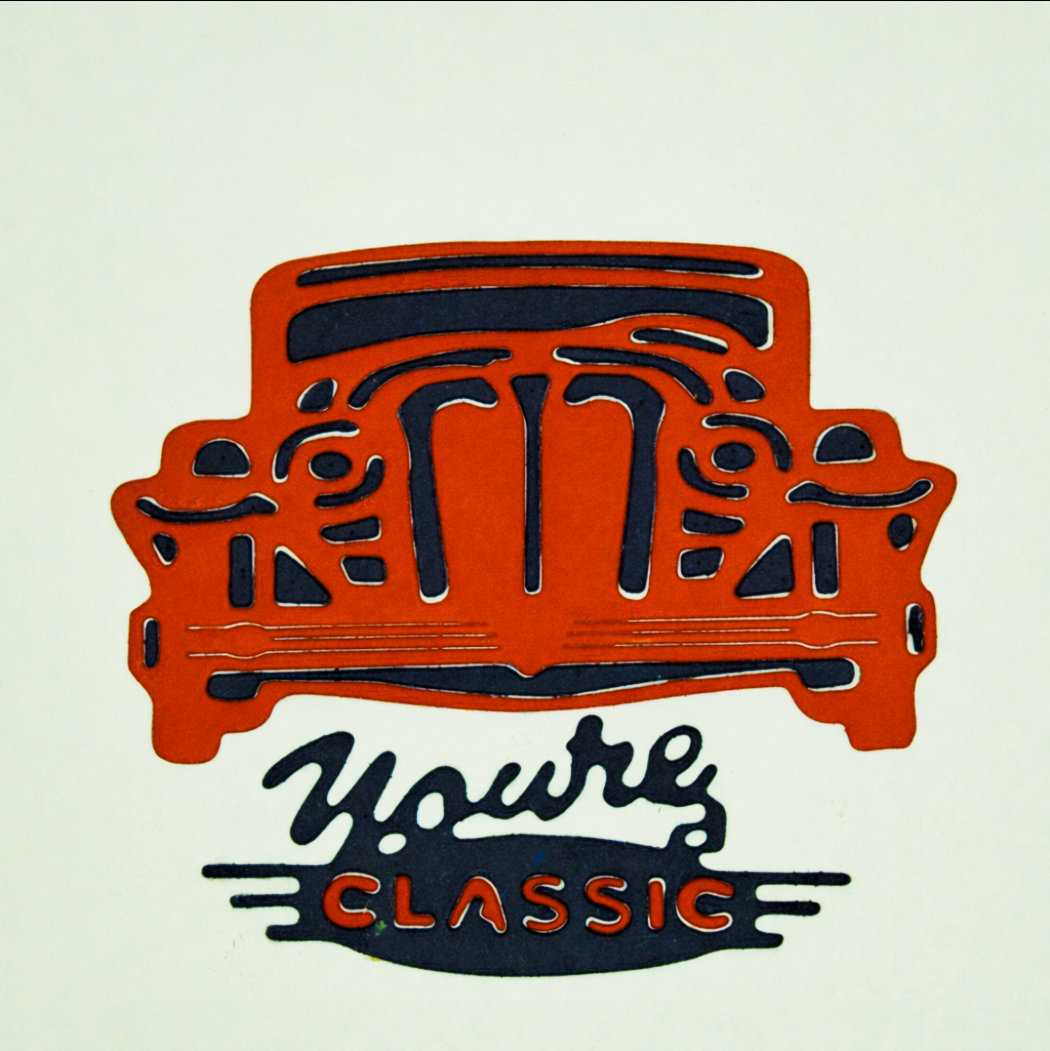 Retro Car & You're A Classic Metal Cutting Die Set – Vintage Birthday