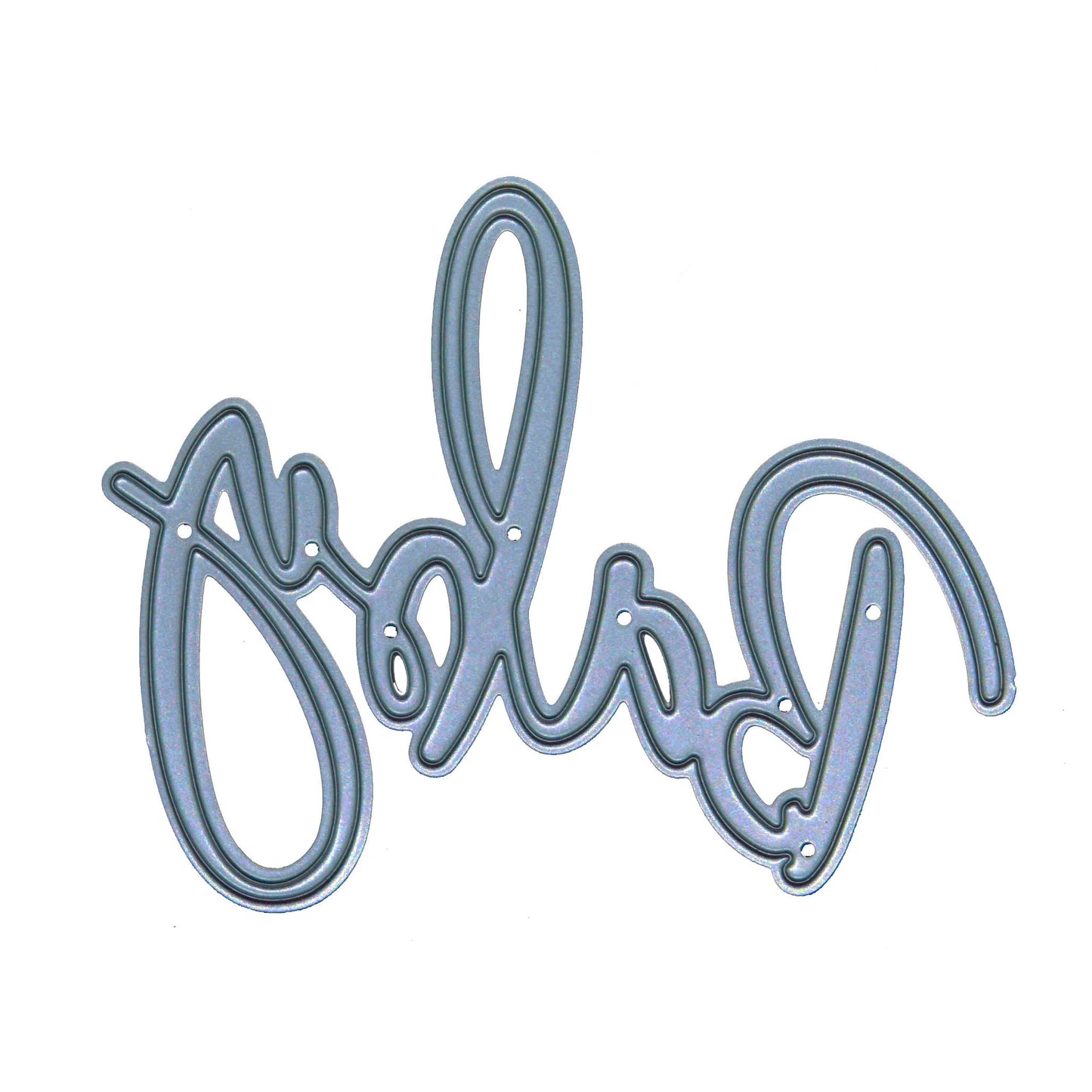Baby script word metal cutting die for handmade baby cards and papercrafts