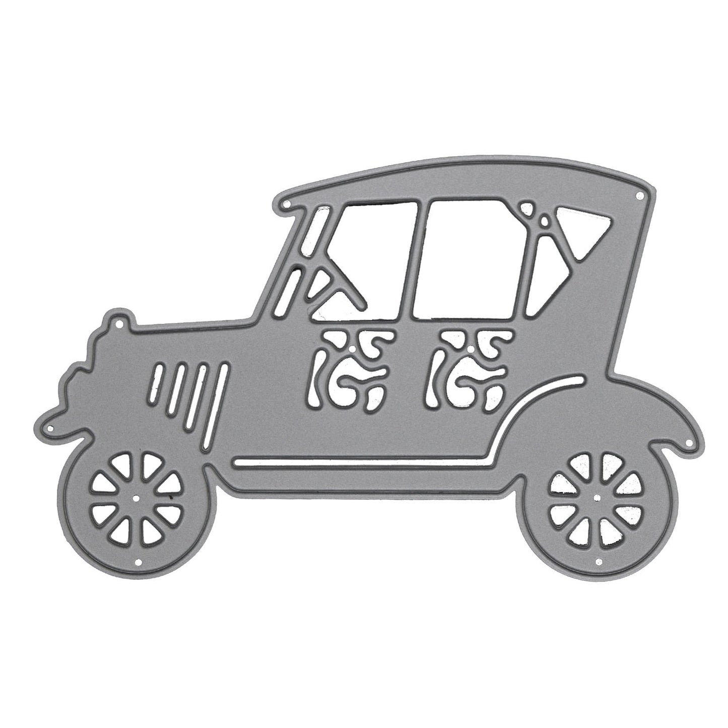 Classic vintage car metal cutting die for handmade cards and crafts